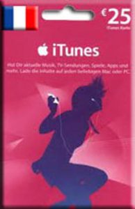 Apple iTunes Gift Card 25 EUR (France) - iTunes Game - Buy Now at Best Price
