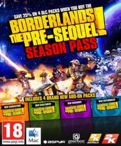 Borderlands: The Pre-Sequel Season Pass (MAC) DLC - Steam Game - Buy Now at Best Price
