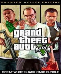 Grand Theft Auto V GTA 5 – Premium Online Edition & Great White Shark Card Bundle - Rockstar Social Club Game - Buy Now at Best Price