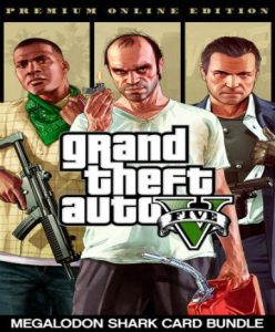Grand Theft Auto V GTA 5 – Premium Online Edition & Megalodon Shark Card Bundle - Rockstar Social Club Game - Buy Now at Best Price