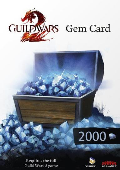 Guild Wars 2 2000 Gems Card - Official website Game - Buy Now at Best Price