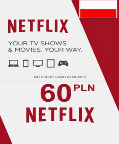 Netflix 60 PLN Gift Card - Official website Game - Buy Now at Best Price