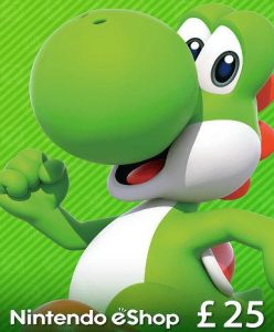 Nintendo Gift Card 25 GBP (UK) - Official website Game - Buy Now at Best Price