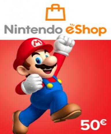 Nintendo Gift Card 50 EUR (EU) - Official website Game - Buy Now at Best Price