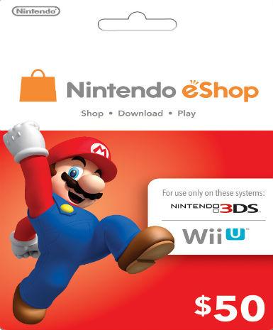 Nintendo Gift Card 50 USD (US) - Official website Game - Buy Now at Best Price