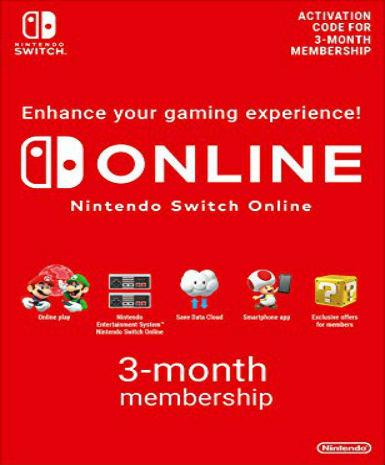 Nintendo Online 3 Month (Gift Card) (EU) - Switch Game - Buy Now at Best Price