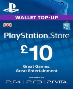 Playstation Network Card (PSN) 10 GBP (UK) - PSN Game - Buy Now at Best Price