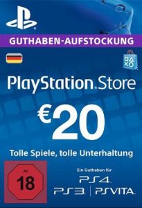 Playstation Network Card (PSN) 20 EUR (Germany) - PSN Game - Buy Now at Best Price