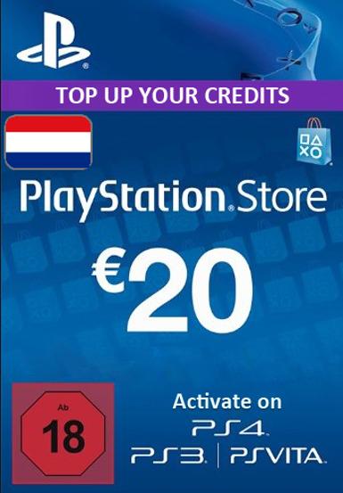 Playstation Network Card (PSN) 20 EUR (Netherlands) - PSN Game - Buy Now at Best Price