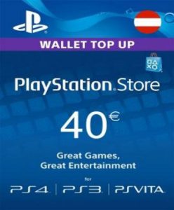 Playstation Network Card (PSN) 40 EUR (Austria) - PSN Game - Buy Now at Best Price