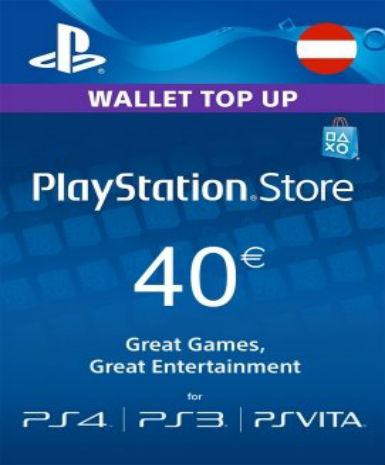 Playstation Network Card (PSN) 40 EUR (Austria) - PSN Game - Buy Now at Best Price