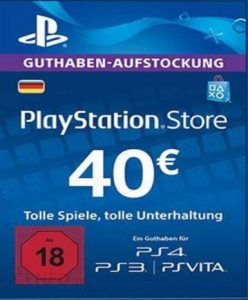 Playstation Network Card (PSN) 40 EUR (Germany) - PSN Game - Buy Now at Best Price