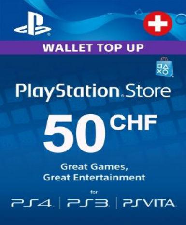 Playstation Network Card (PSN) 50 CHF (Switzerland) - PSN Game - Buy Now at Best Price
