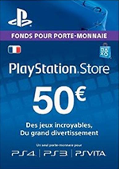 Playstation Network Card (PSN) 50 EUR (France) - PSN Game - Buy Now at Best Price