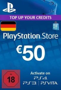 Playstation Network Card (PSN) 50 EUR (Germany) - PSN Game - Buy Now at Best Price