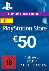 Playstation Network Card (PSN) 50 EUR (Spain) - PSN Game - Buy Now at Best Price