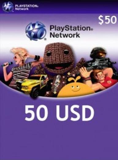 Playstation Network Card (PSN) 50 USD (US) - PSN Game - Buy Now at Best Price
