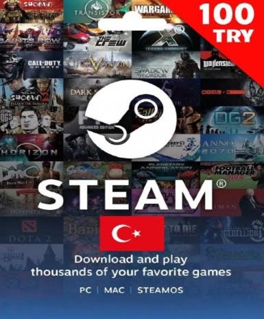 Steam 100 TRY - Steam Game - Buy Now at Best Price