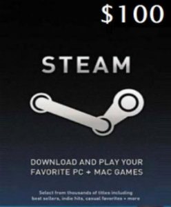 Steam Gift Card $100 (US) - Steam Game - Buy Now at Best Price