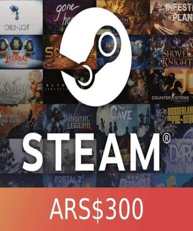 Steam Gift Card 300 ARS (AR) - Steam Game - Buy Now at Best Price