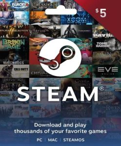 Steam Gift Card 5 USD (US) - Steam Game - Buy Now at Best Price