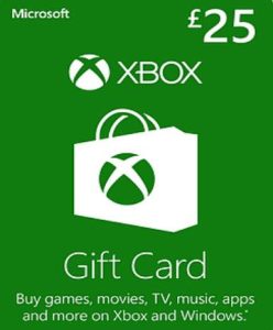 XBOX Gift Card 25 GBP (UK) - Xbox Live Game - Buy Now at Best Price