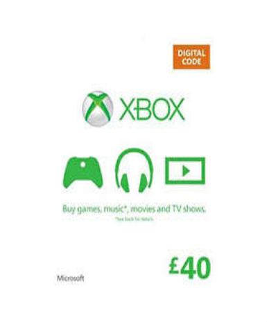 XBOX Gift Card 40 GBP (UK) - Xbox Live Game - Buy Now at Best Price