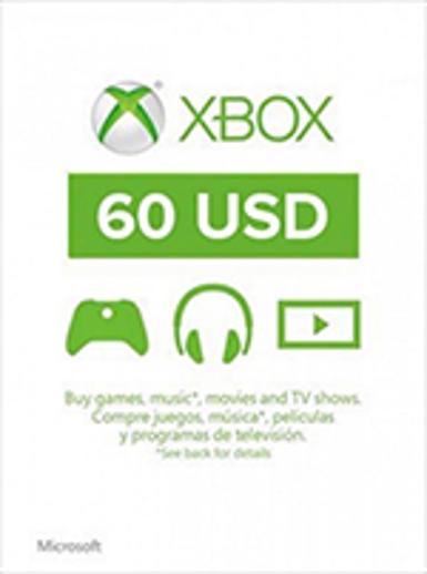 XBOX Gift Card 60 USD (US) - Xbox Live Game - Buy Now at Best Price