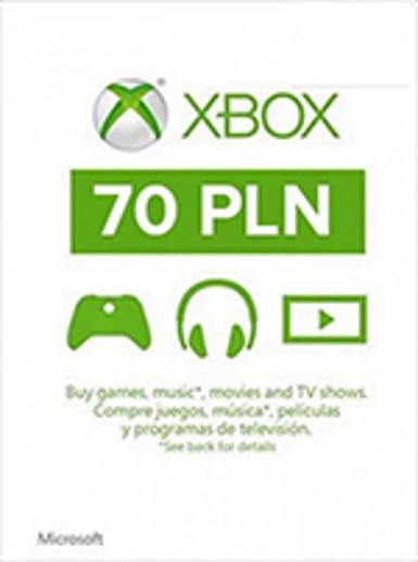 XBOX Gift Card 70 PLN (Poland) - Xbox Live Game - Buy Now at Best Price