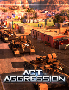 Act of Aggression game cover available on Steam platform