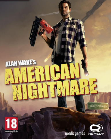 Alan Wake: American Nightmare game cover on Steam platform