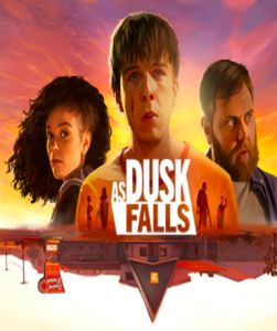 As Dusk Falls game cover on Steam platform, a narrative-driven adventure by Microsoft Studios
