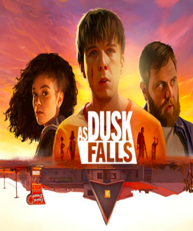 As Dusk Falls game cover on Steam platform, a narrative-driven adventure by Microsoft Studios