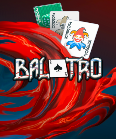 Balatro game cover for Steam platform, available in LATAM region