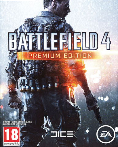 Battlefield 4 Premium Edition game cover for EA App platform