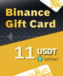 Binance 11 USDT (Gift Card) available on Official website