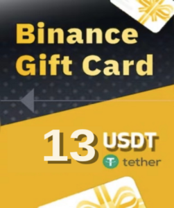 Binance 13 USDT (Gift Card) available on Official website