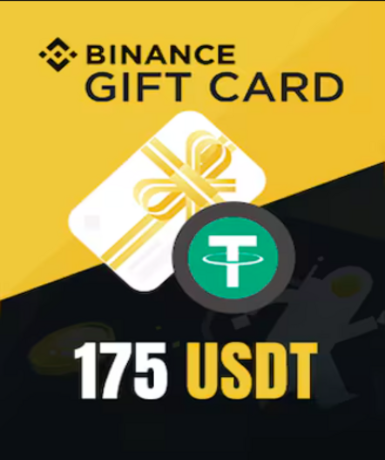 Binance 175 USDT (Gift Card) available on the official website