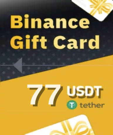 Binance 77 USDT (Gift Card) available on the official website