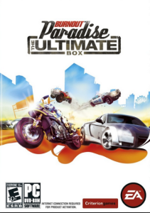 Burnout Paradise: The Ultimate Box (Origin) game cover for EA App platform