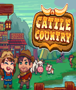 Cattle Country game cover on Steam, a farming adventure by Castle Pixel, LLC.