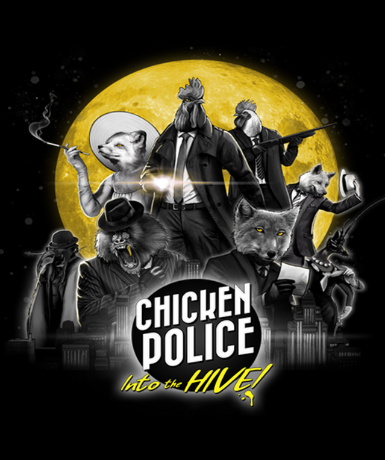 Chicken Police: Into the HIVE! game cover on Steam platform