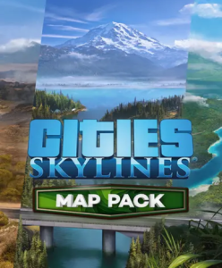 Cities: Skylines - Content Creator Pack: Map Pack DLC on Steam, featuring new maps for your city-building adventure.