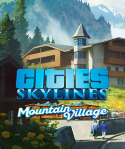 Cities: Skylines - Mountain Village DLC on Steam, expand your city-building experience with alpine aesthetics.