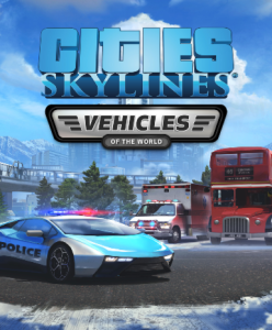 Cities: Skylines - Vehicles of the World DLC on Steam, featuring global vehicles