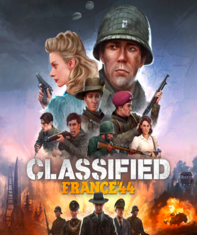 Classified: France '44 game cover on Steam platform, a strategic WWII game by Absolutely Games.
