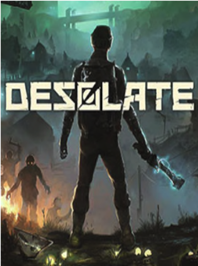 DESOLATE game cover on Steam platform, a survival horror adventure