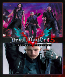 Devil May Cry 5 Deluxe + Vergil game cover for Steam platform