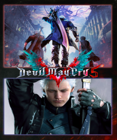 Devil May Cry 5 + Vergil game cover for Steam platform