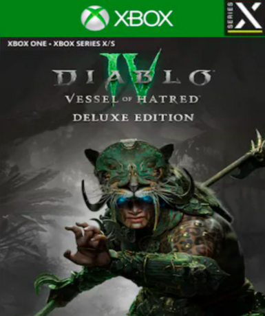 Diablo IV: Vessel of Hatred Deluxe Edition DLC for Xbox One/Xbox Series X|S, available on Xbox Live